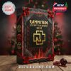 Rammstein Advent Calendar box with industrial-metal design and festive background.