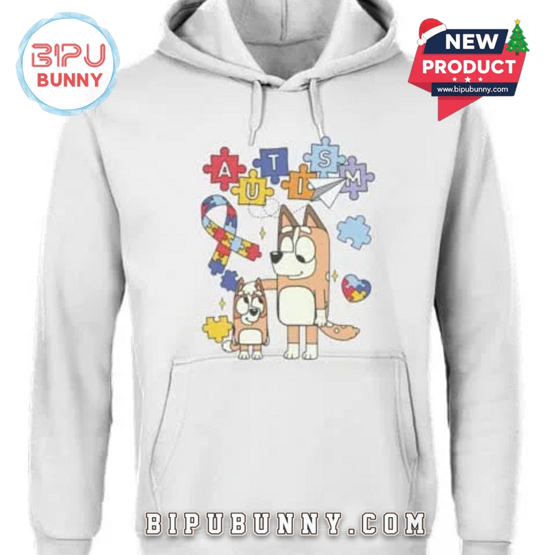 Retro Bluey Autism Limited Edition T-Shirt Retro Bluey Autism Limited Edition T-Shirt