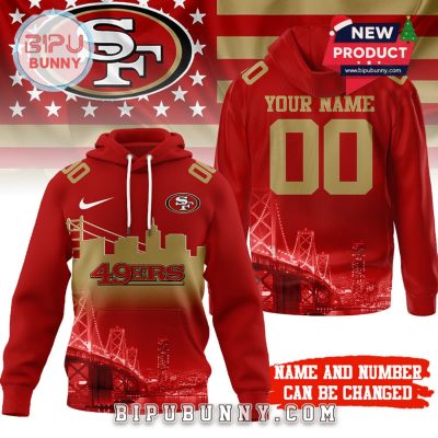 San Francisco 49ers Custom NFL Skyline Hoodie 2025