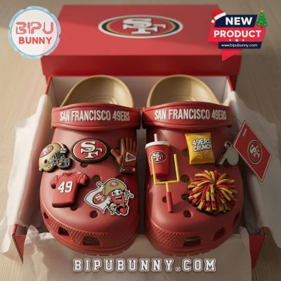 San Francisco 49ers Football Crocs Clogs