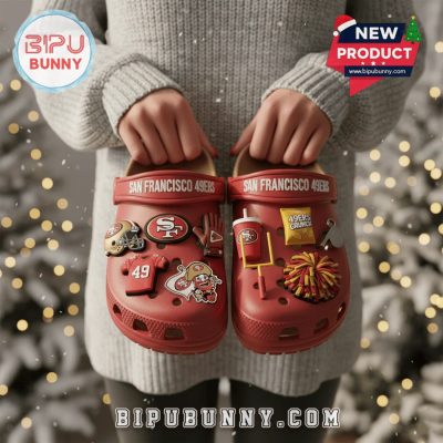 San Francisco 49ers Football Crocs Clogs
