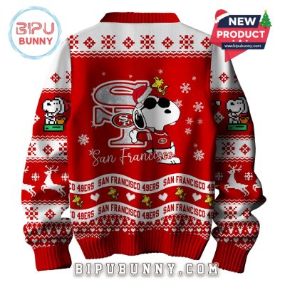 San Francisco 49ers NFL Peanuts Snoopy Ugly Sweater 2025