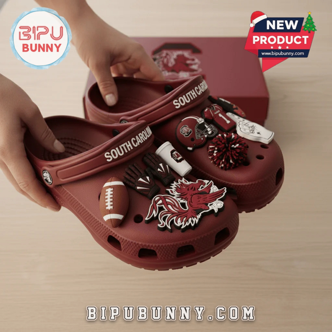 South Carolina Gamecocks Football Crocs Clogs South Carolina Gamecocks Football Crocs Clogs