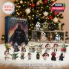 Star Wars Advent Calendar 2025 with mini figures and Darth Vader themed box in front of Christmas tree.
