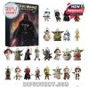 All Star Wars Advent Calendar 2025 mini figures arranged in grid with product box.