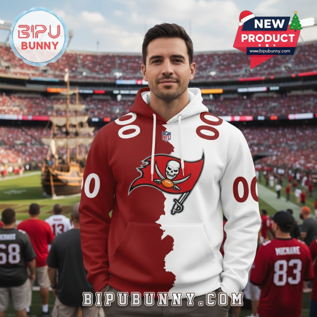 Tampa Bay Buccaneers 2025 NFL Home Mix Away Hoodie Tampa Bay Buccaneers 2025 NFL Home Mix Away Hoodie