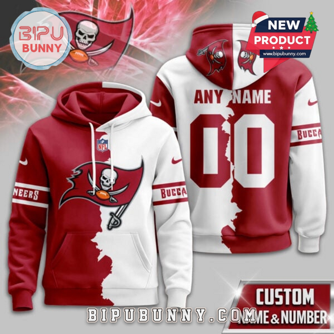 Tampa Bay Buccaneers 2025 Victory Split Hoodie Tampa Bay Buccaneers 2025 Victory Split Hoodie