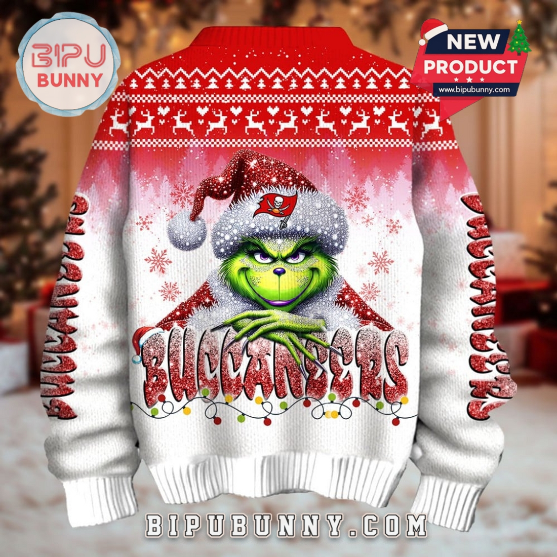 Tampa Bay Buccaneers Grinch Ugly Christmas Sweater 2025 Tampa Bay Buccaneers Grinch Ugly Christmas Sweater 2025