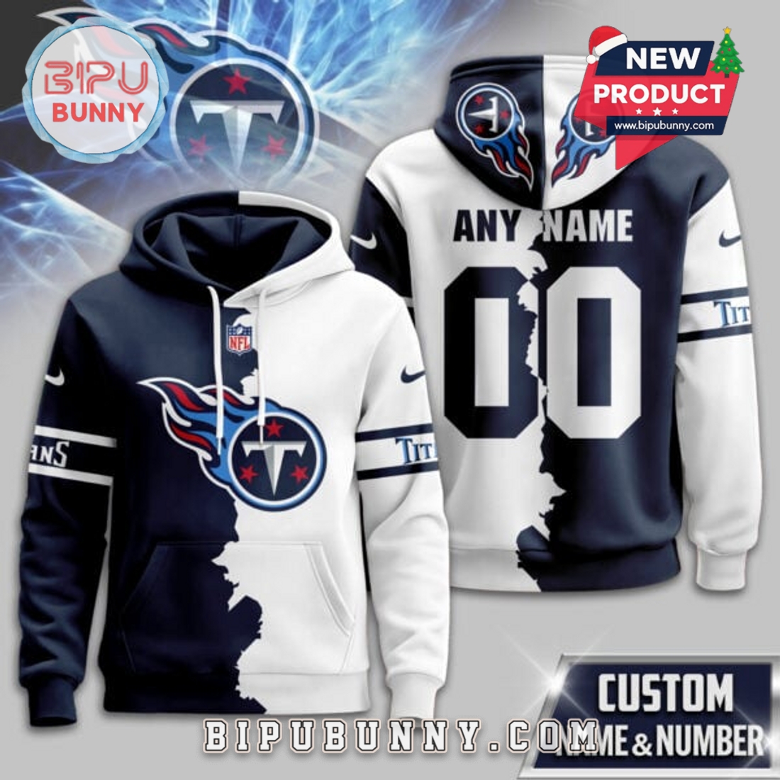 Tennessee Titans 2025 Victory Split Hoodie Tennessee Titans 2025 Victory Split Hoodie