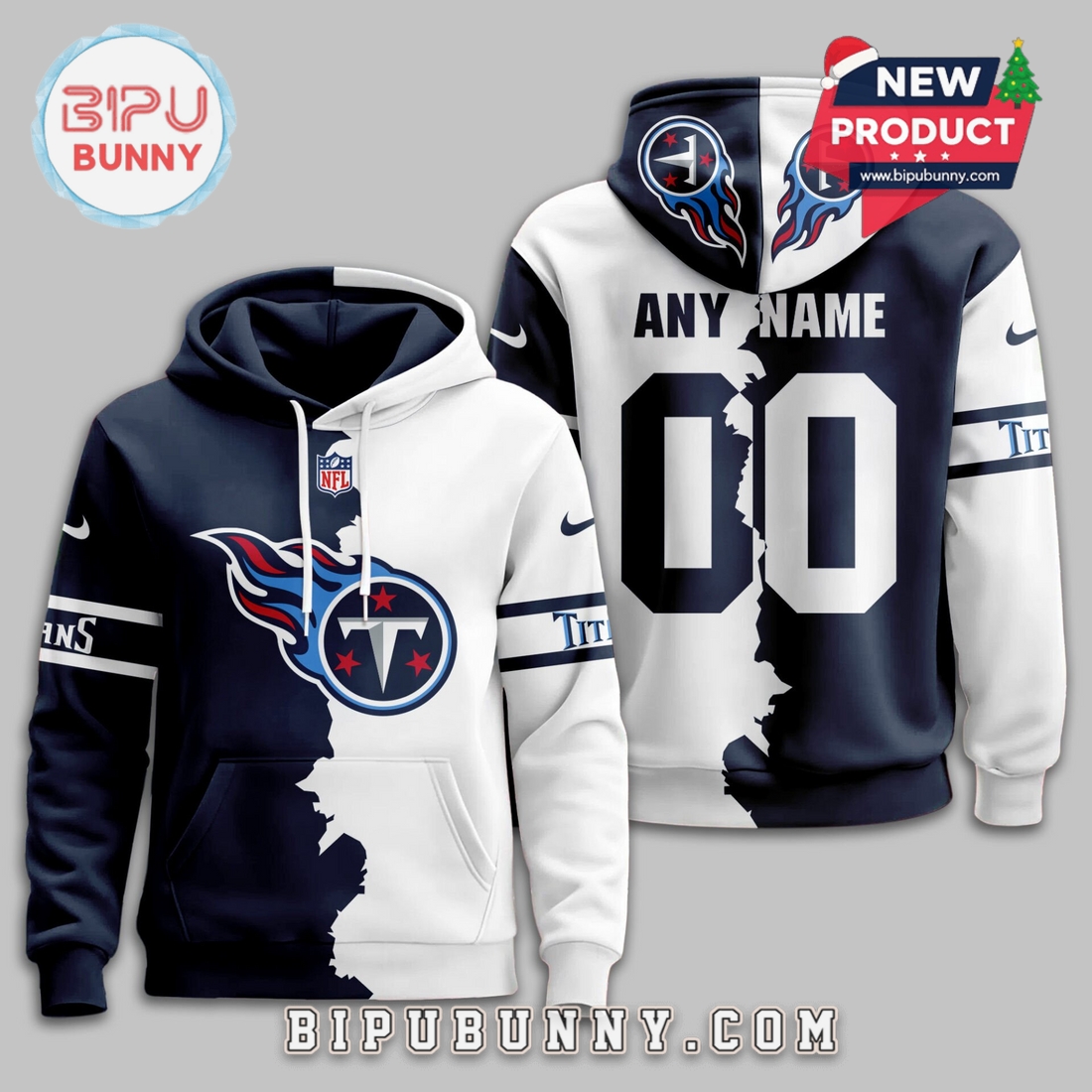 Tennessee Titans 2025 Victory Split Hoodie Tennessee Titans 2025 Victory Split Hoodie