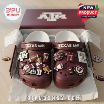 Texas A&M Aggies Football Crocs Clogs
