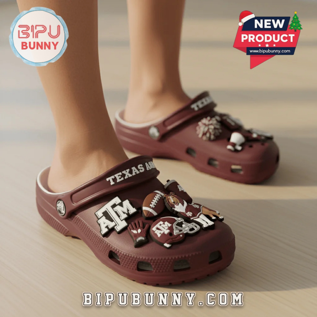 Texas A&M Aggies Football Crocs Clogs Texas A&M Aggies Football Crocs Clogs