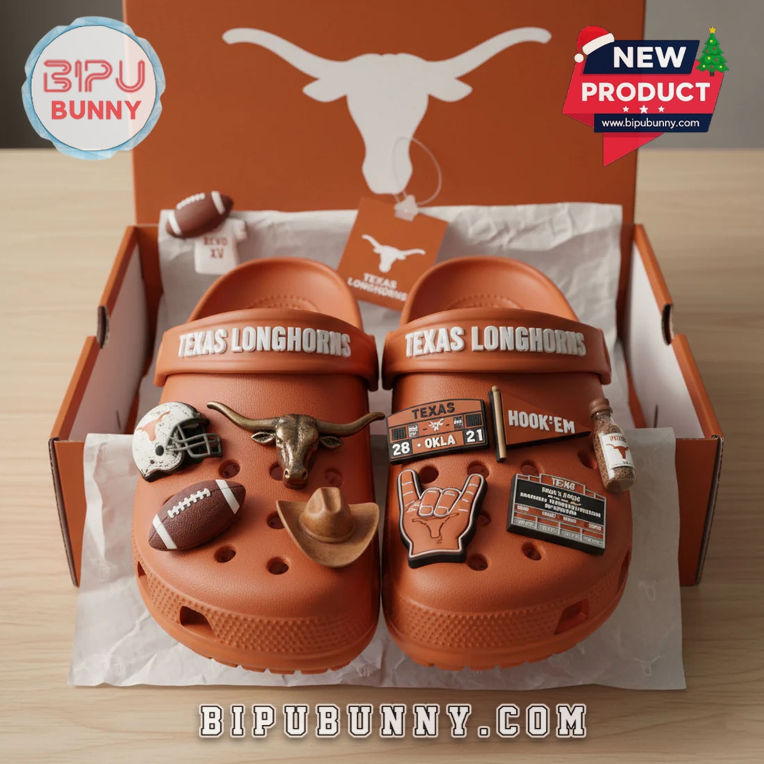 Texas Longhorns 2025 Crocs Clogs Texas Longhorns 2025 Crocs Clogs