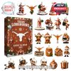 A collection of unique ornaments designed around University of Texas Longhorns traditions and Christmas spirit, presented with the advent calendar box!