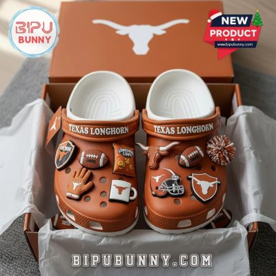 Texas Longhorns Football Crocs Clogs