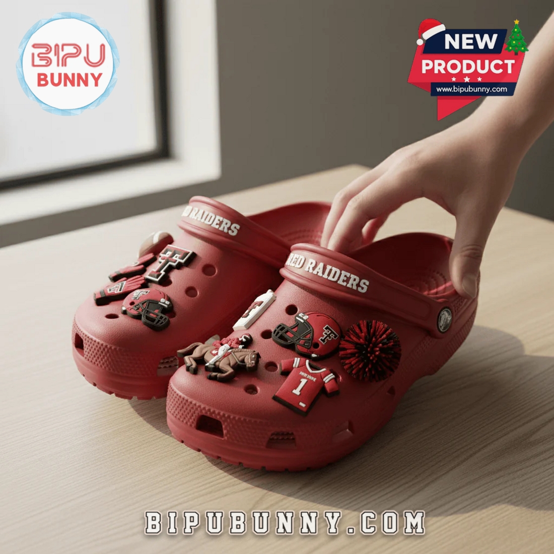 Texas Tech Red Raiders Football Crocs Clogs Texas Tech Red Raiders Football Crocs Clogs