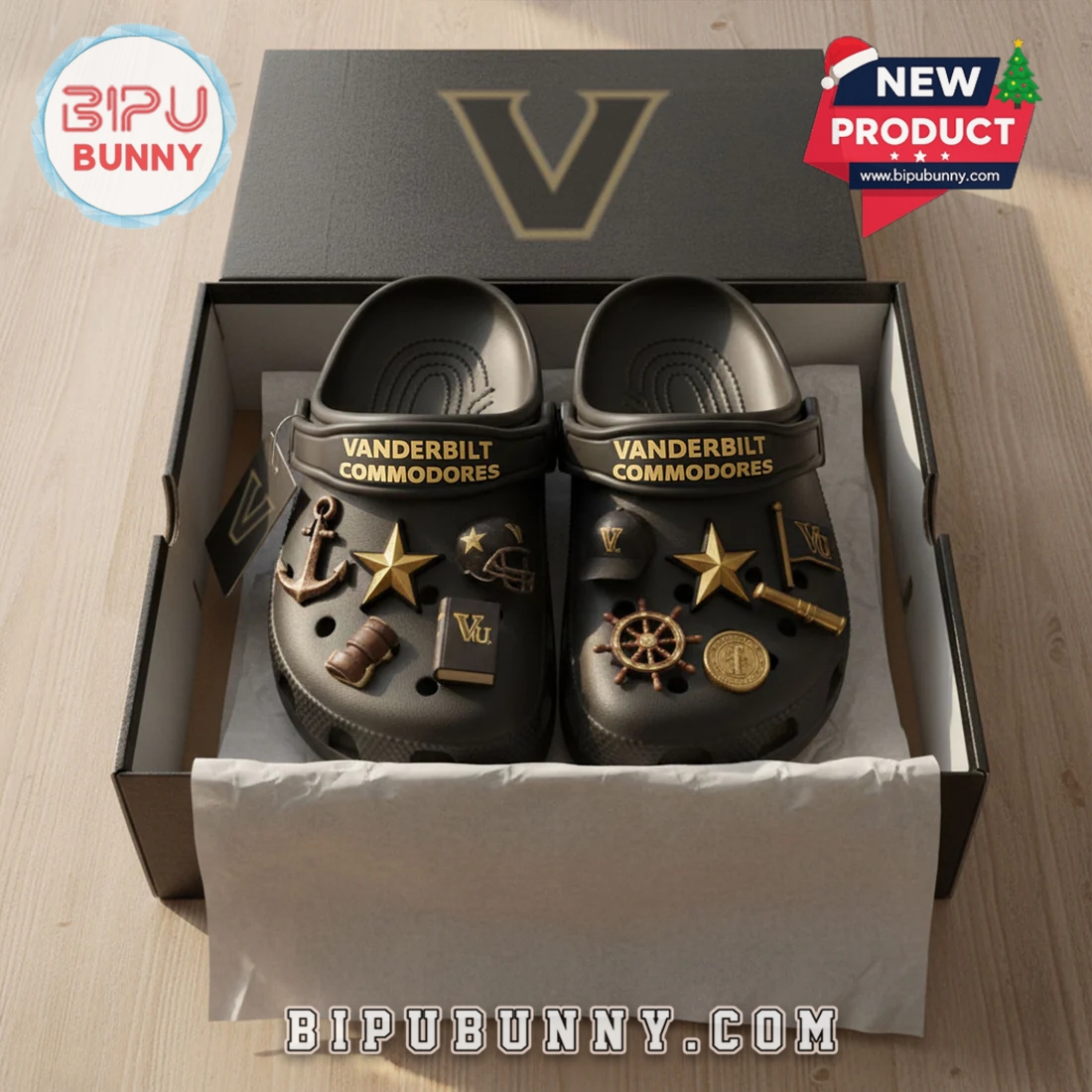 Vanderbilt Commodores Football Crocs Clogs Vanderbilt Commodores Football Crocs Clogs