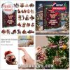 An all-in-one holiday set showing the Virginia Tech Hokies Advent Calendar 2025 and collectible decorations in various sports and festive designs!