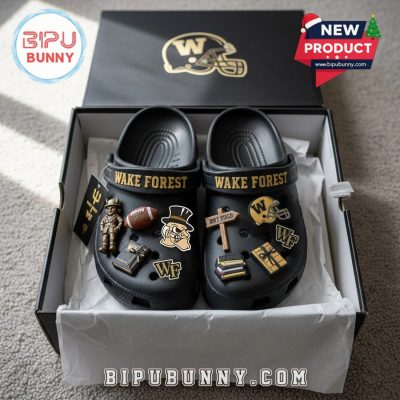 Wake Forest Demon Deacons Football Crocs Clogs