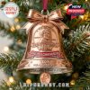 Copper bell ornament with Lincoln penny design and 2025 Philadelphia Mint text!