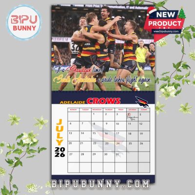Adelaide Football Club Wall Hanging Calendar 2026
