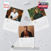 Wall calendar spring months with bold portrait photography and clear date layouts!
