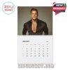 January wall calendar page with portrait focus and organized date section!