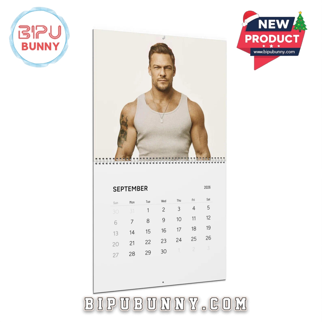 Alan Ritchson Wall Calendar 2026 Alan Ritchson Wall Calendar 2026