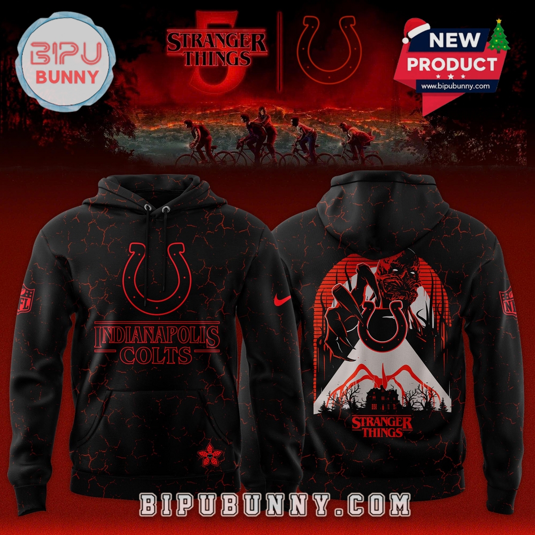 All NFL Teams x Stranger Things Limited Edition Hoodie All NFL Teams x Stranger Things Limited Edition Hoodie