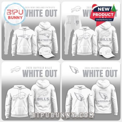 All Team NFL 2026 White Out Limited Edition Hoodie