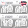 NFL White Out gear collection highlighting three team sets — Cardinals, Falcons, and Ravens — in pure white with light gray branding!