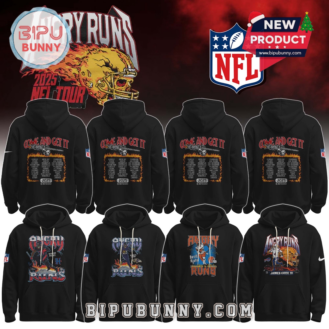 All Team NFL x Angry Runs Limited Edition Hoodie All Team NFL x Angry Runs Limited Edition Hoodie