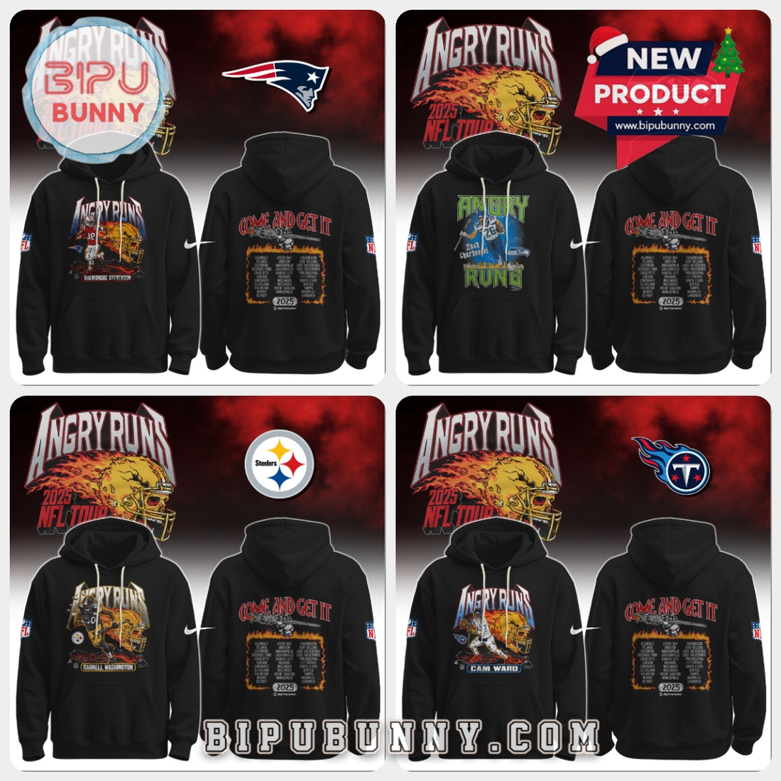 All Team NFL x Angry Runs Limited Edition Hoodie All Team NFL x Angry Runs Limited Edition Hoodie