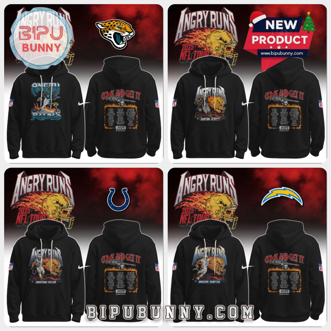 All Team NFL x Angry Runs Limited Edition Hoodie All Team NFL x Angry Runs Limited Edition Hoodie