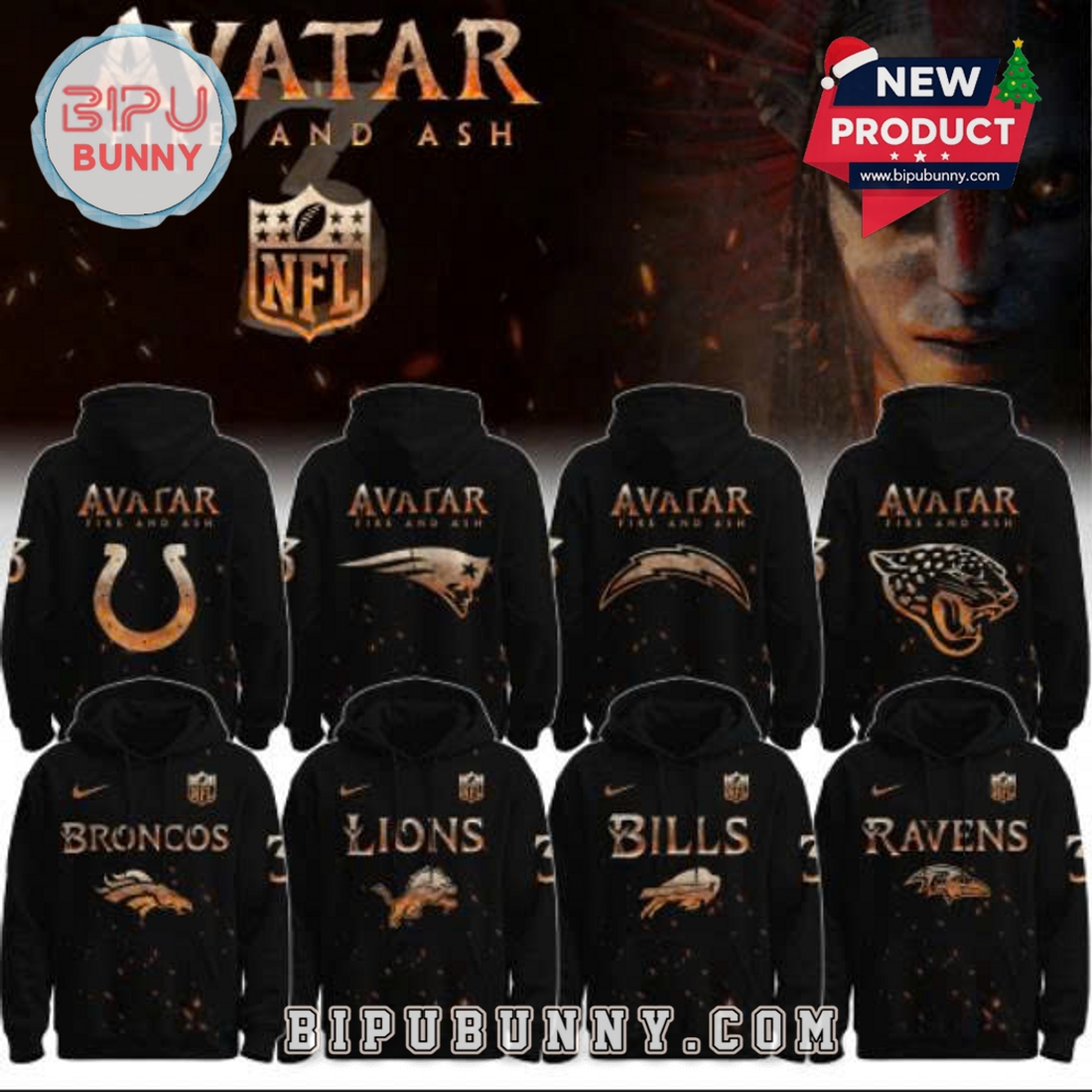 All Team NFL x Avatar Limited Edition Hoodie All Team NFL x Avatar Limited Edition Hoodie