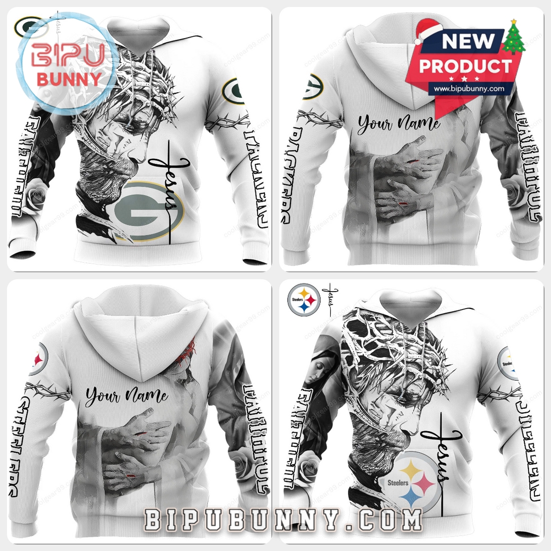 All Team NFL x God Faithful Spirit Hoodie All Team NFL x God Faithful Spirit Hoodie