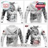 NFL hoodies themed for Eagles and 49ers with Jesus image in front and “Your Name” with thorn embrace design on the back, mixing Christian faith with football passion!