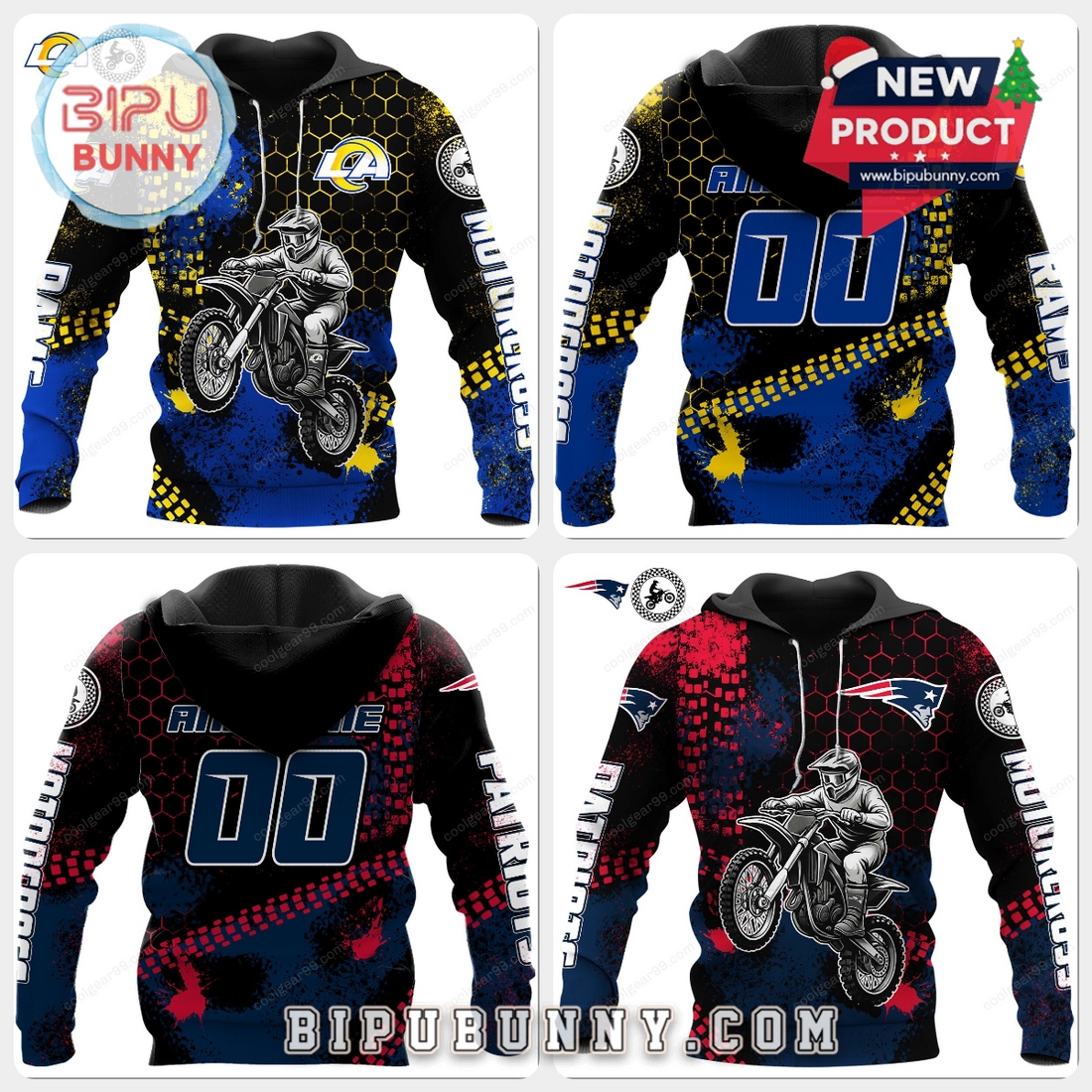 All Team NFL x Motorcross Limited Edition Hoodie All Team NFL x Motorcross Limited Edition Hoodie