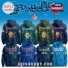 NFL Spongebob hoodies for the Patriots, Bills, Seahawks, and Lions featuring colorful designs with Spongebob in team gear and logos.