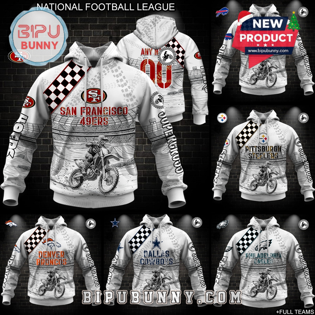 All Team NFL x Supercross Limited Edition Hoodie All Team NFL x Supercross Limited Edition Hoodie