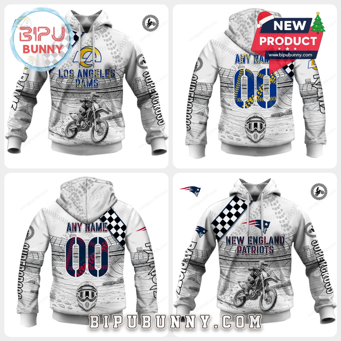 All Team NFL x Supercross Limited Edition Hoodie All Team NFL x Supercross Limited Edition Hoodie