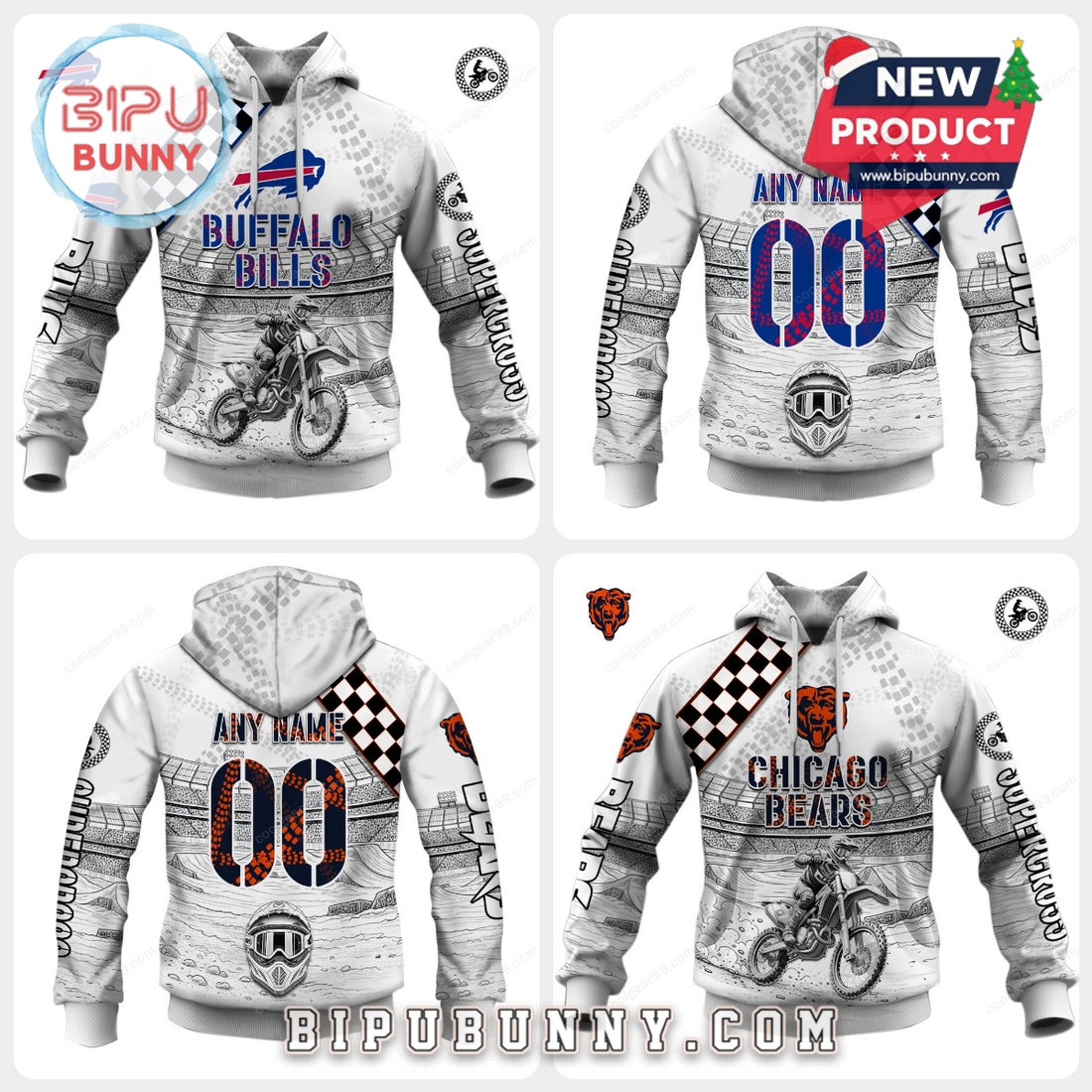 All Team NFL x Supercross Limited Edition Hoodie All Team NFL x Supercross Limited Edition Hoodie