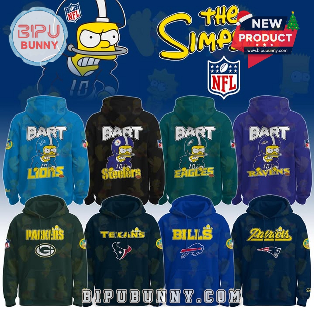 All Team NFL x The Simpson Limited Edition Hoodie All Team NFL x The Simpson Limited Edition Hoodie