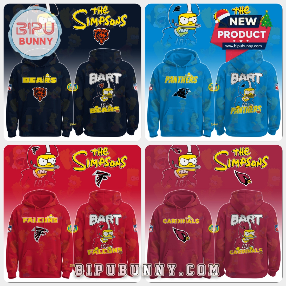 All Team NFL x The Simpson Limited Edition Hoodie All Team NFL x The Simpson Limited Edition Hoodie