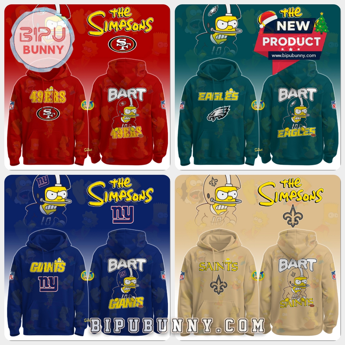 All Team NFL x The Simpson Limited Edition Hoodie All Team NFL x The Simpson Limited Edition Hoodie