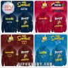 NFL Bart Simpson hoodies for the Seattle Seahawks, Tampa Bay Buccaneers, Washington Commanders, and Detroit Lions, with Bart Simpson’s playful design and team-specific colors.