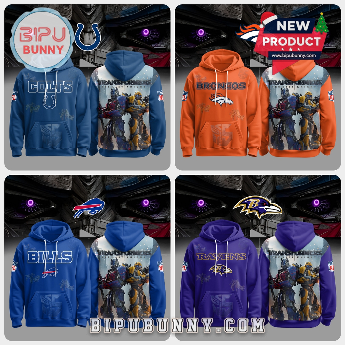 All Team NFL x Transformers Limited Edition Hoodie All Team NFL x Transformers Limited Edition Hoodie