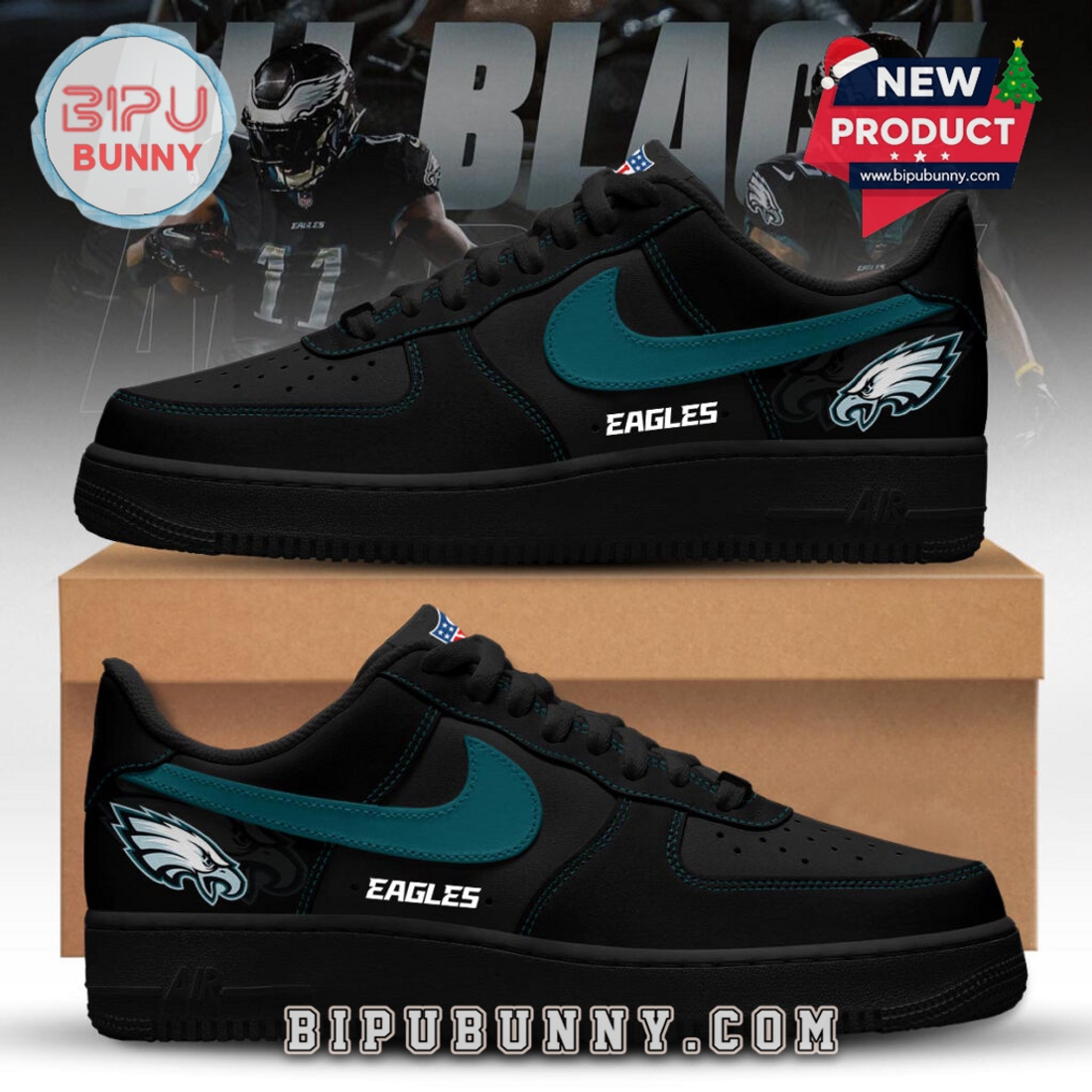 All Teams NFL Blackout Limited AF1 Sneaker All Teams NFL Blackout Limited AF1 Sneaker