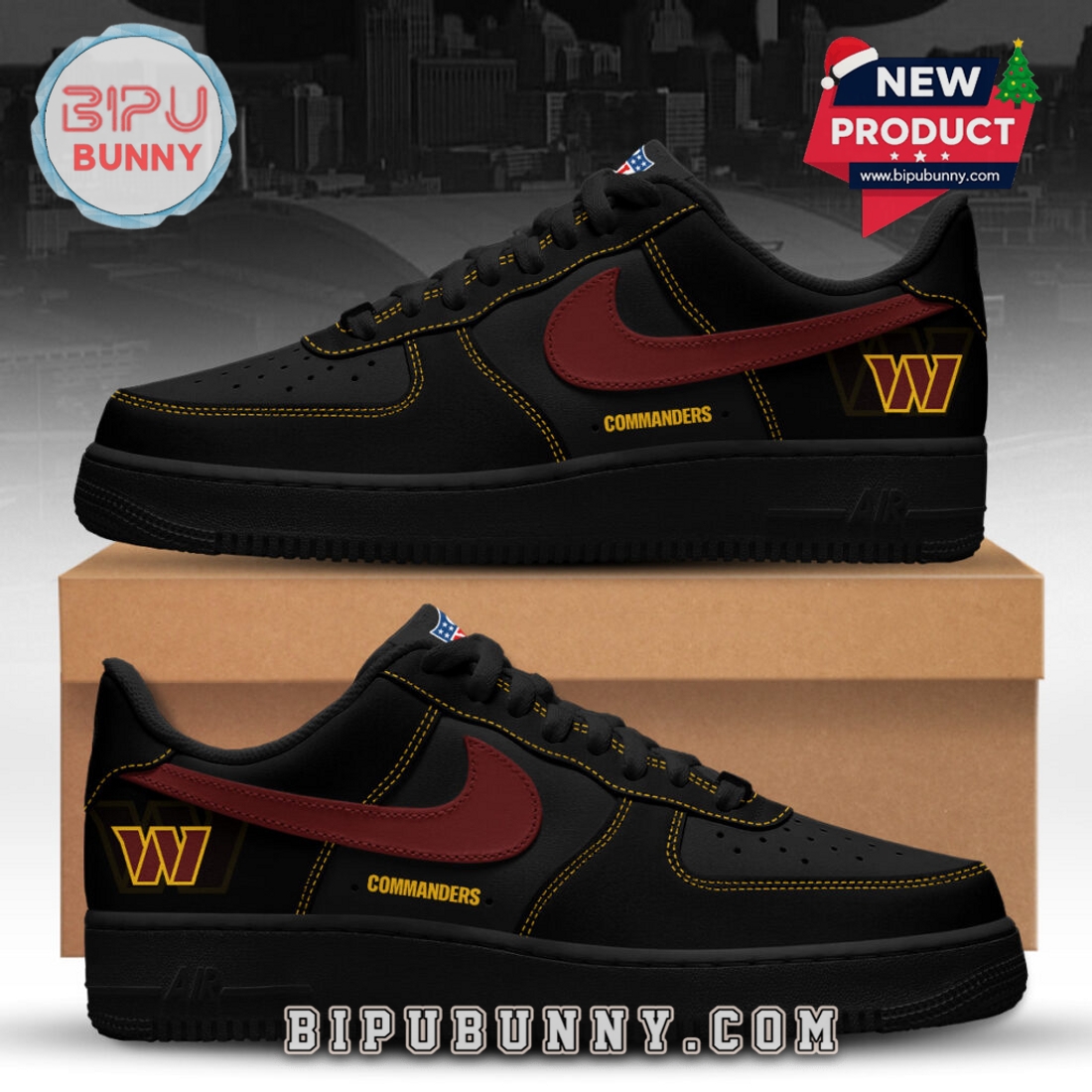 All Teams NFL Blackout Limited AF1 Sneaker All Teams NFL Blackout Limited AF1 Sneaker