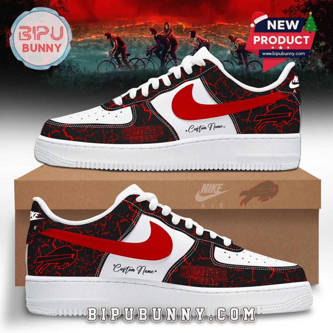 All Teams NFL x Stranger Things Air Force 1 Sneakers All Teams NFL x Stranger Things Air Force 1 Sneakers